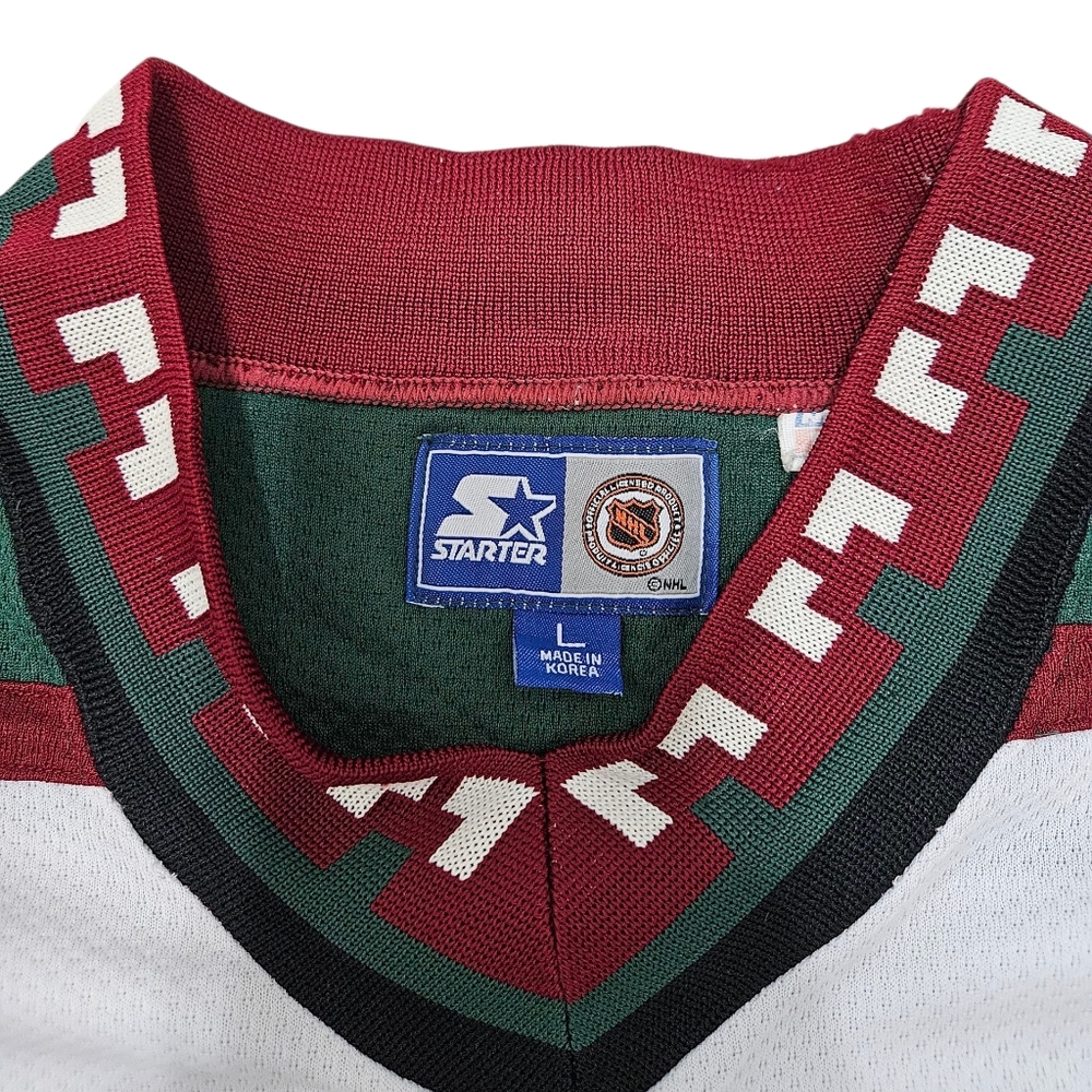 Vintage 1990s Starter Phoenix Coyotes Jeremy Roenick Kachina Jersey – Size L - Picture 4 of 10